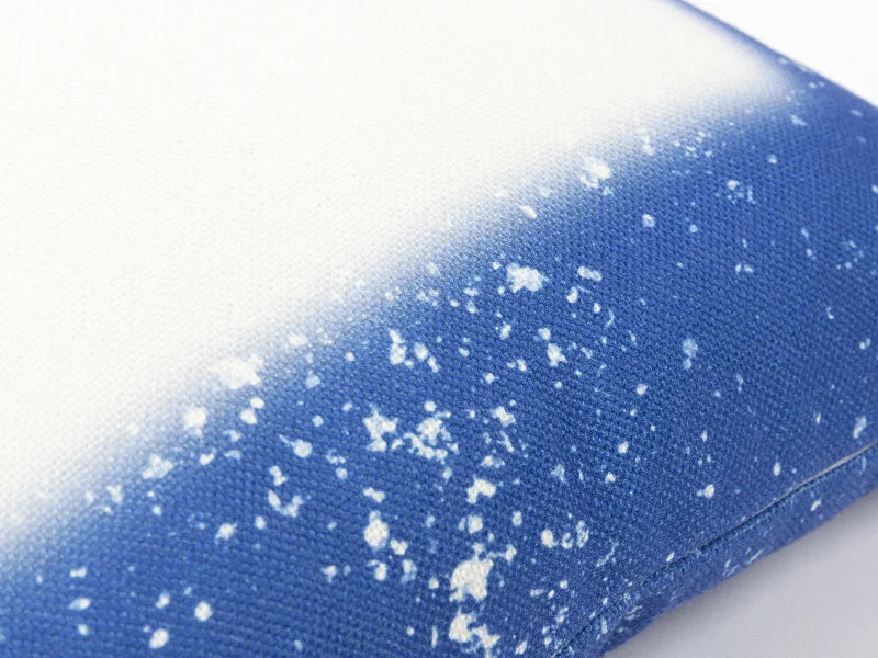 Sublimation Blanks Bleached Starry Linen Pillow Cover