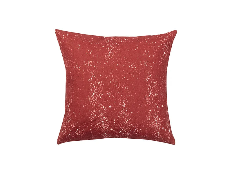 Sublimation Blanks Bleached Starry Linen Pillow Cover