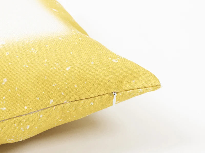 Sublimation Blanks Bleached Starry Linen Pillow Cover