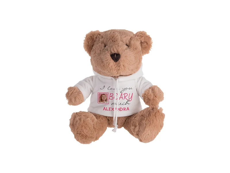 Sublimation 20cm Teddy Bear (Light Brown)