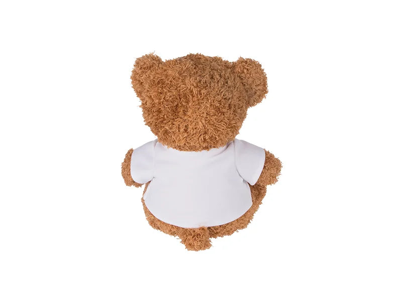Sublimation 23cm Plush Teddy Bear w/ Shirt (Brown)