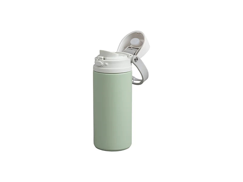 Engraving Blanks 18oz/550ml Powder Coated Stainless Steel Bottle w/ Pop Lid