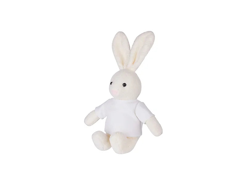 Sublimation 22cm Plush Rabbit w/ Shirt (White)