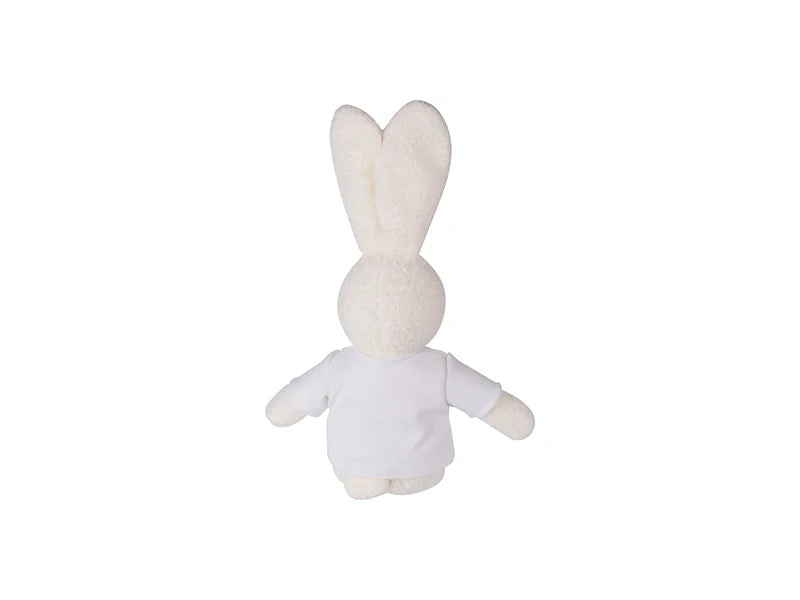 Sublimation 22cm Plush Rabbit w/ Shirt (White)