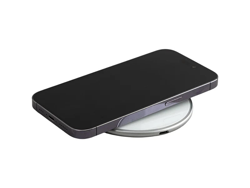 Sublimation  Silver Round Wireless Charger