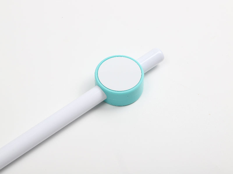 Sublimation Blanks Silicone Straw Cover w/ Insert(Green,Round)