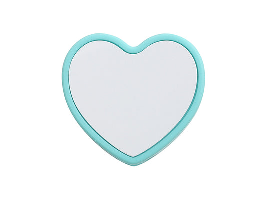 Sublimation Blanks Silicone Straw Cover w/ Insert(Green,Heart Shape)