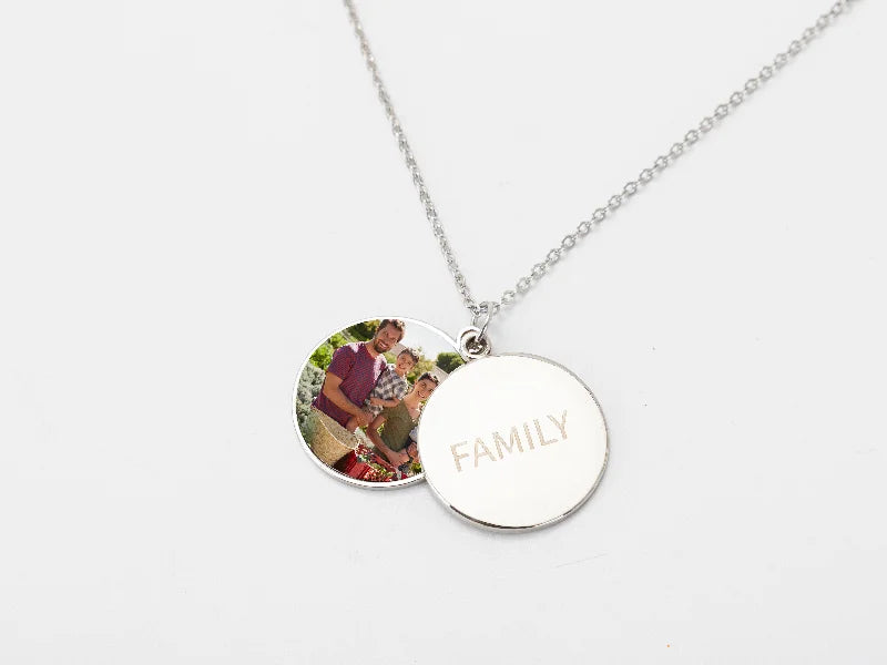 Sublimation Blanks Round Shape Family Sliding Locket