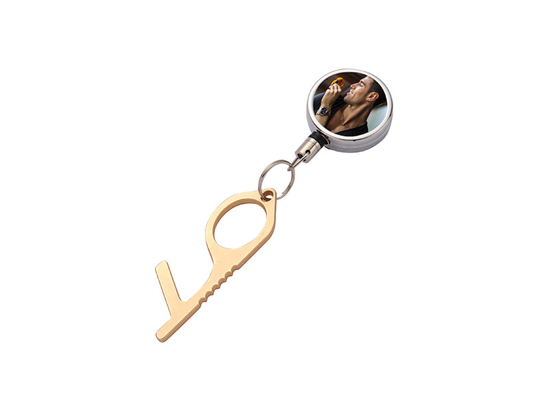 Sublimation Non-Contact Antivirus Door Opener Keyring B