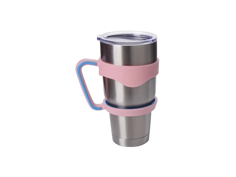 Sublimation 30oz Stainless Steel Tumbler Handle (Red/Blue/Pink/Purple/Black)