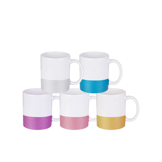 Sublimation 11oz/330ml Bottom Glitter Mug